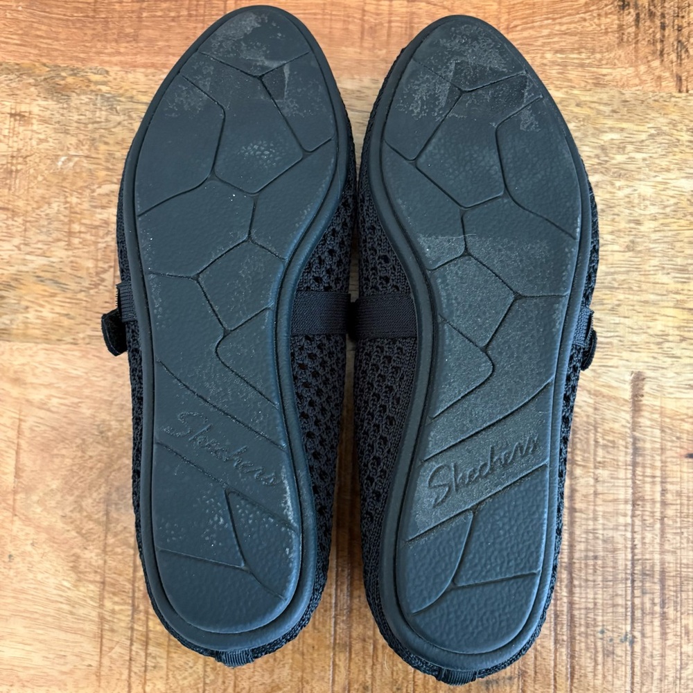 Skechers Cleo 2.0 Mary Jane Shoes Women’s Size 6.5M Black EUC - Picture 5 of 12